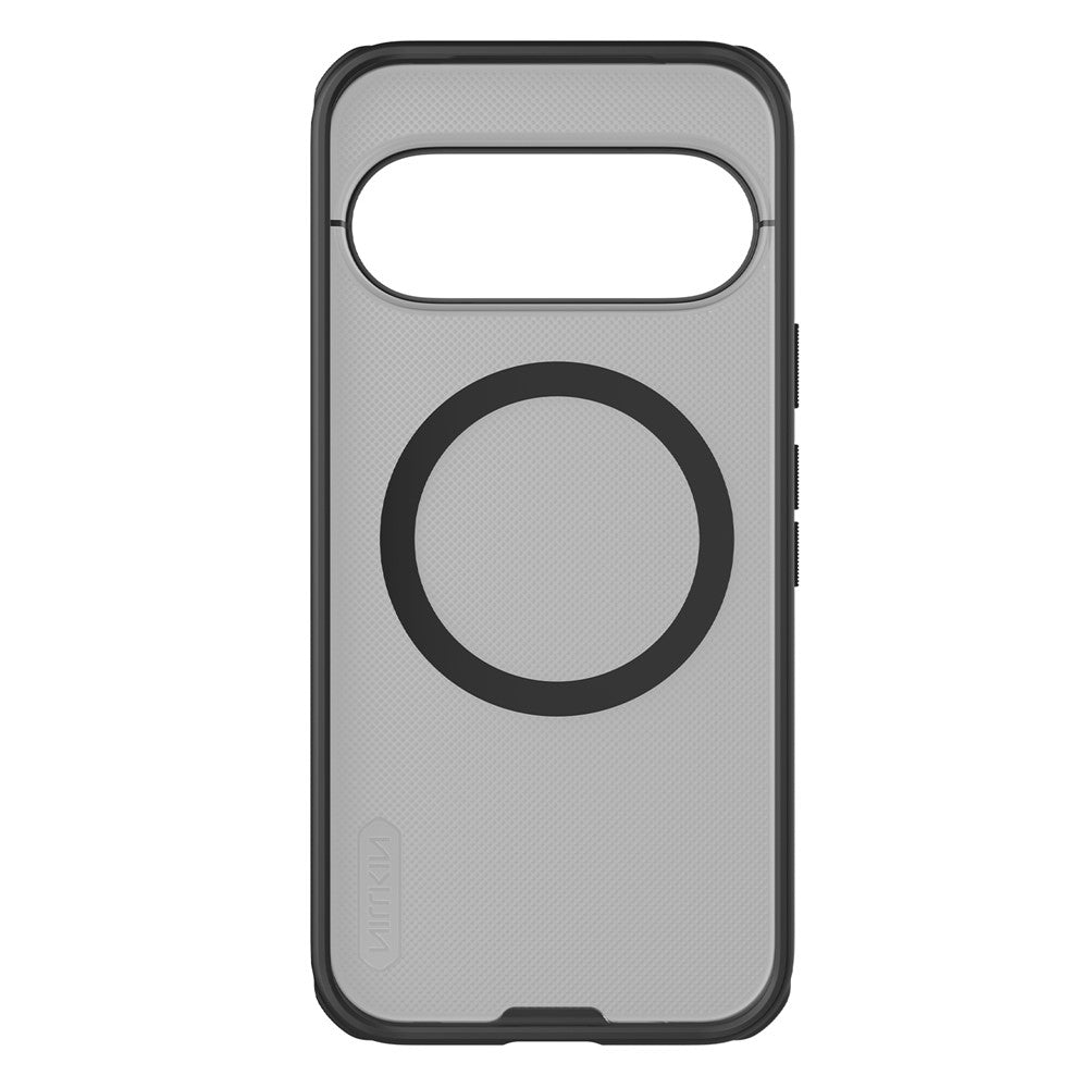 Custodia MagSafe per Google Pixel 11 Pro, Nillkin, Super Shield Pro, nera trasparente satinata