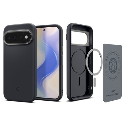 Custodia MagSafe per Google Pixel 11 Pro, Spigen, Caseology Nano Pop, Nera ACS11435