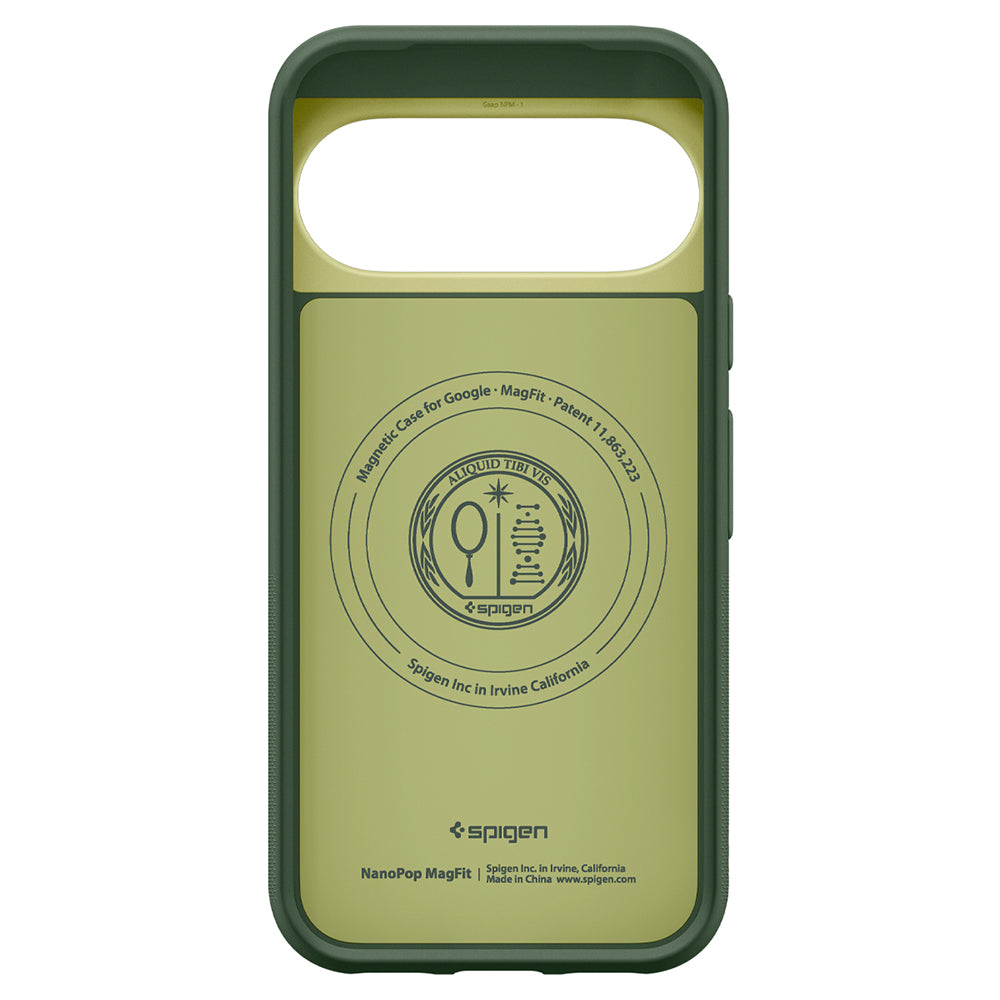Custodia MagSafe per Google Pixel 11 Pro, Spigen, Caseology Nano Pop, Verde ACS11436