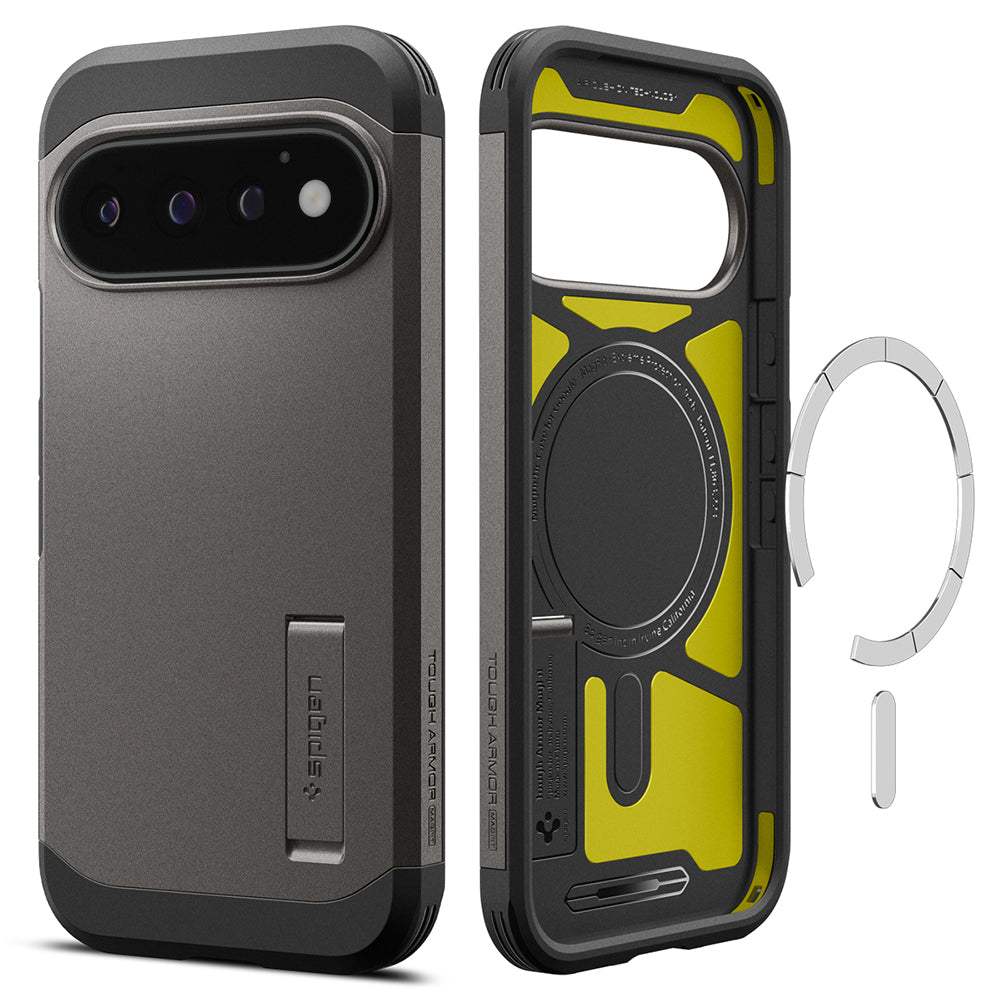 MagSafe Case for Google Pixel 11 Pro, Spigen, Tough Armor, Gray ACS11860