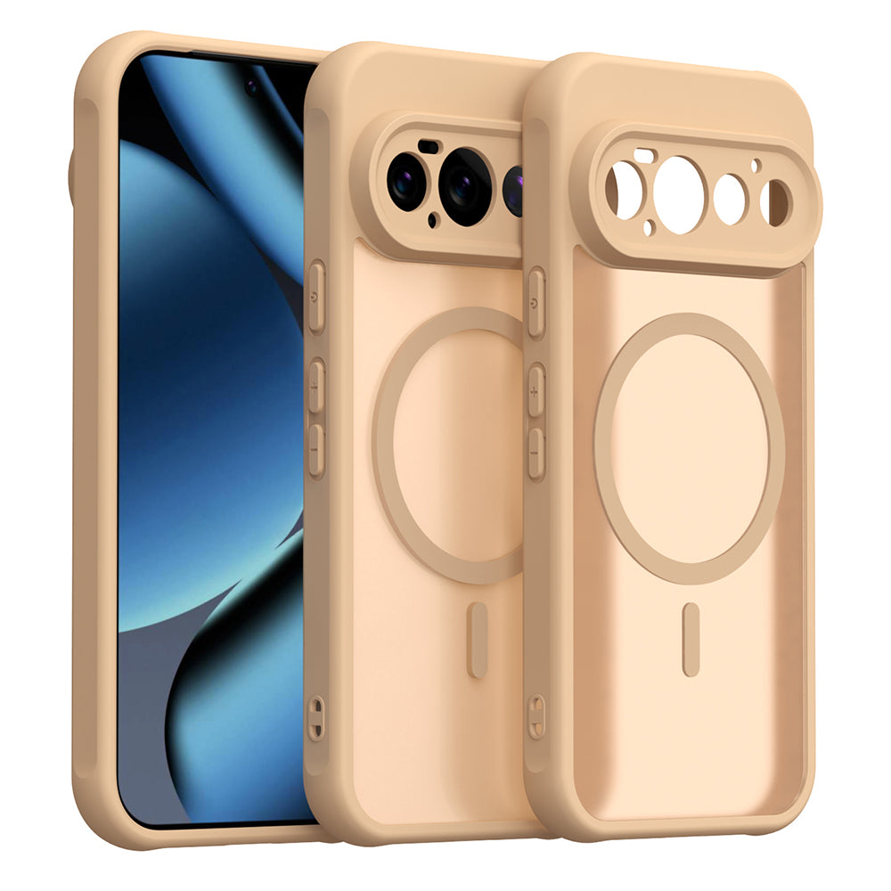 MagSafe Case for Google Pixel 11 Pro, Techsuit, HaloFrost II, Gold