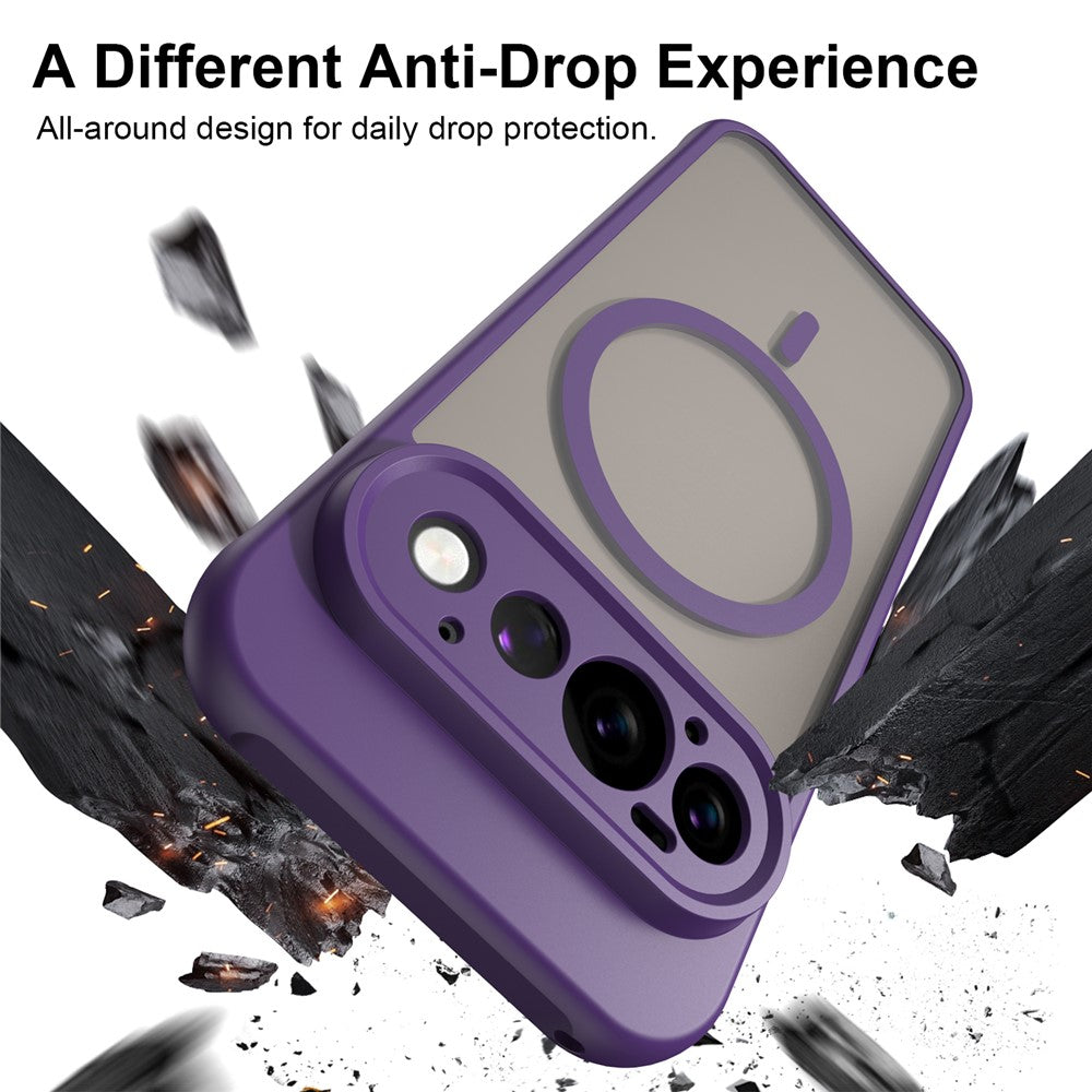 MagSafe Case for Google Pixel 11 Pro, Techsuit, HaloFrost II, Purple