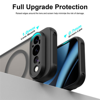 Custodia MagSafe per Google Pixel 11 Pro, Techsuit, HaloFrost II, Nera