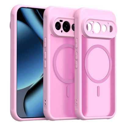 MagSafe Case for Google Pixel 11 Pro, Techsuit, HaloFrost II, Pink