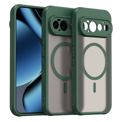 Custodia MagSafe per Google Pixel 11 Pro, Techsuit, HaloFrost II, Verde