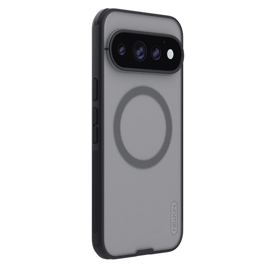 Custodia MagSafe per Google Pixel 11 Pro XL, Nillkin, Super Shield Pro, nera trasparente satinata