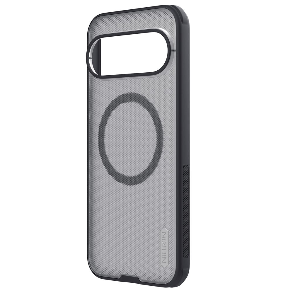 Custodia MagSafe per Google Pixel 11 Pro XL, Nillkin, Super Shield Pro, nera trasparente satinata