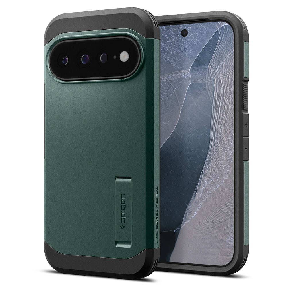 Custodia MagSafe per Google Pixel 11 Pro XL, Spigen, Tough Armor, Verde ACS11864