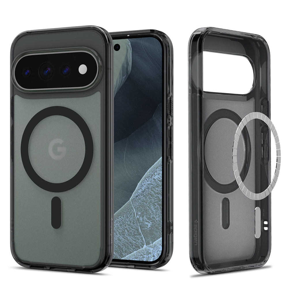 Custodia MagSafe per Google Pixel 11 Pro XL, Spigen, Ultra Hybrid, Nero Satinato ACS11452