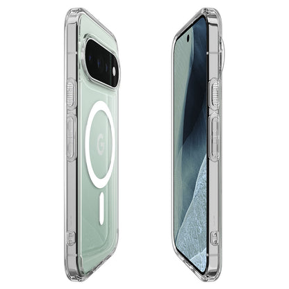 MagSafe Case for Google Pixel 11 Pro XL, Spigen, Ultra Hybrid, Clear White ACS11451
