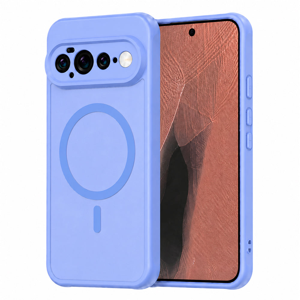 MagSafe Case for Google Pixel 11 Pro XL, Techsuit, HaloFrost II, Blue