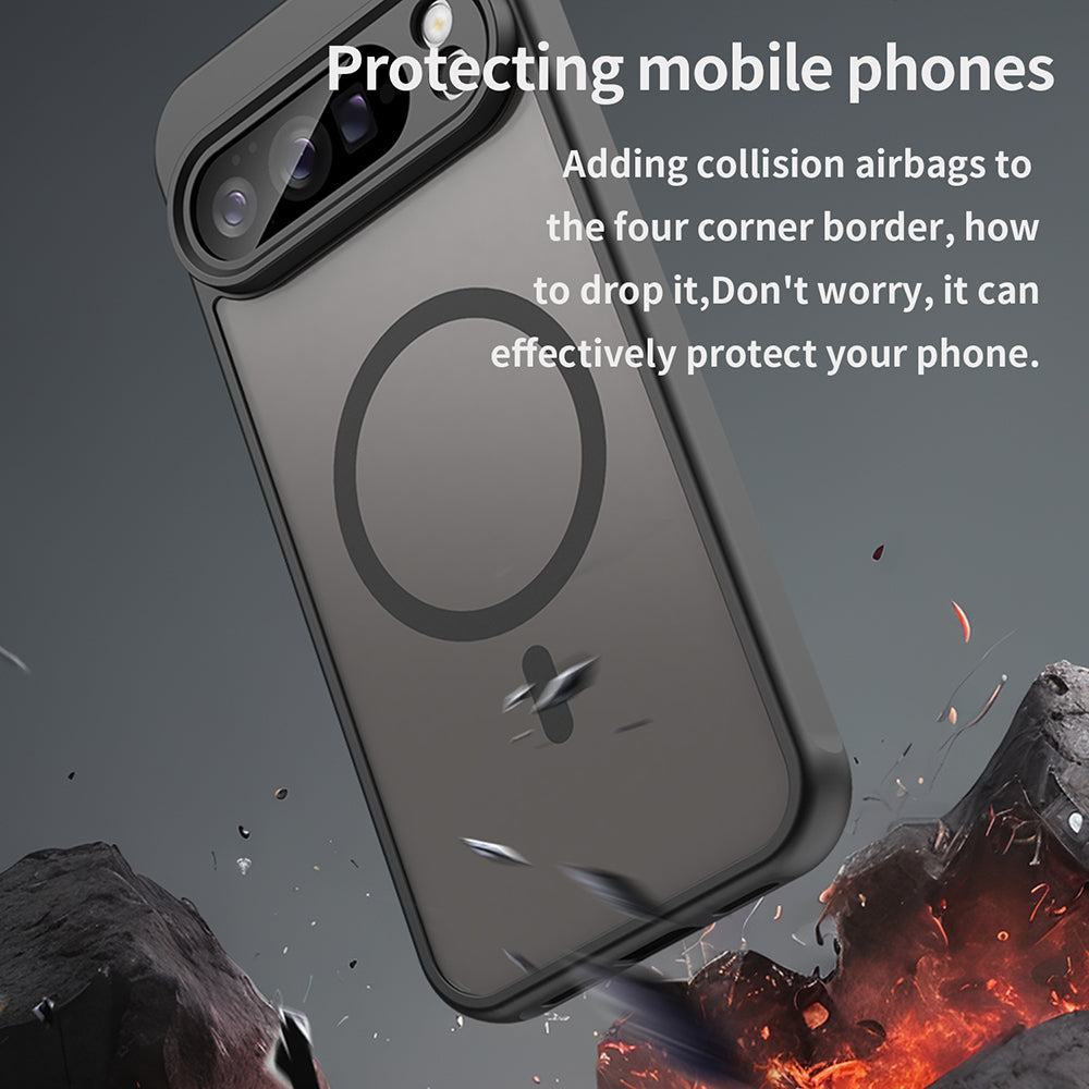 MagSafe Case for Google Pixel 11 Pro XL, Techsuit, HaloFrost II, Gold
