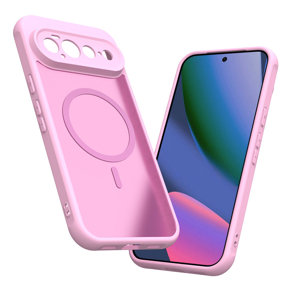 Custodia MagSafe per Google Pixel 11 Pro XL, Techsuit, HaloFrost II, Rosa