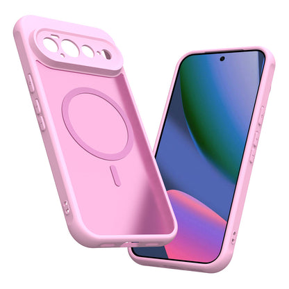 Custodia MagSafe per Google Pixel 11 Pro XL, Techsuit, HaloFrost II, Rosa