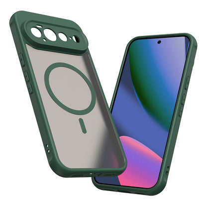 Custodia MagSafe per Google Pixel 11 Pro XL, Techsuit, HaloFrost II, Verde