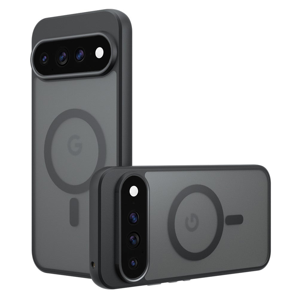 Custodia MagSafe per Google Pixel 11 Pro XL, Techsuit, PureFrost, Nero Satinato