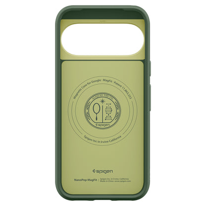 Custodia MagSafe per Google Pixel 11, Spigen, Caseology Nano Pop, Verde ACS11446