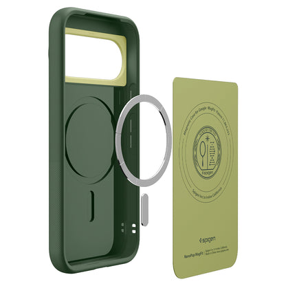 Custodia MagSafe per Google Pixel 11, Spigen, Caseology Nano Pop, Verde ACS11446