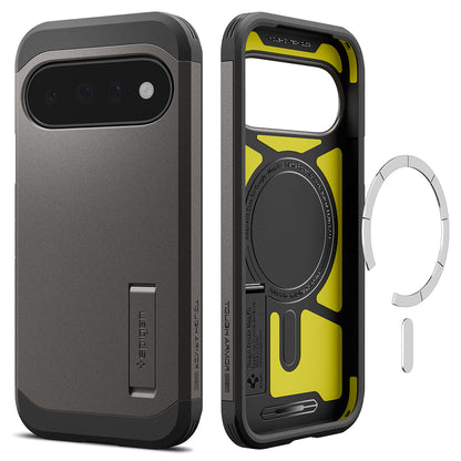 MagSafe Case for Google Pixel 11, Spigen, Tough Armor, Gray ACS11855