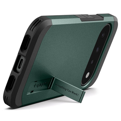 Custodia MagSafe per Google Pixel 11, Spigen, Tough Armor, Verde ACS11854