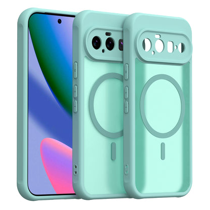 MagSafe Case for Google Pixel 11, Techsuit, HaloFrost II, Light Green