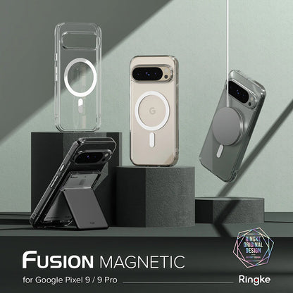 Custodia MagSafe per Google Pixel 9 / 9 Pro, Ringke, Fusion, Trasparente