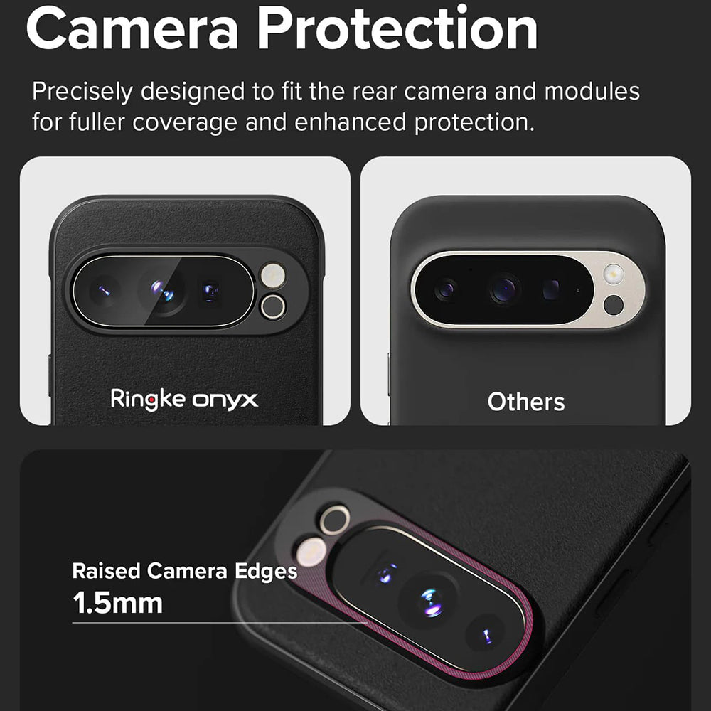Custodia MagSafe per Google Pixel 9 Pro, Ringke, Onyx, Nera