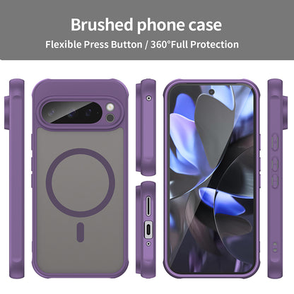 Custodia MagSafe per Google Pixel 9 Pro, Techsuit, HaloFrost II, Viola