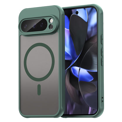 Custodia MagSafe per Google Pixel 9 Pro, Techsuit, HaloFrost II, Verde