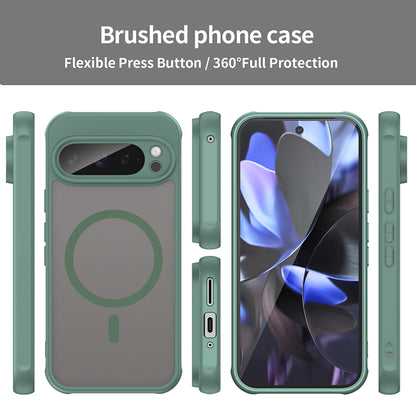 Custodia MagSafe per Google Pixel 9 Pro, Techsuit, HaloFrost II, Verde