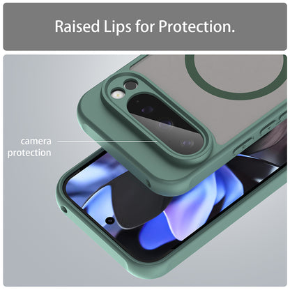 Custodia MagSafe per Google Pixel 9 Pro, Techsuit, HaloFrost II, Verde