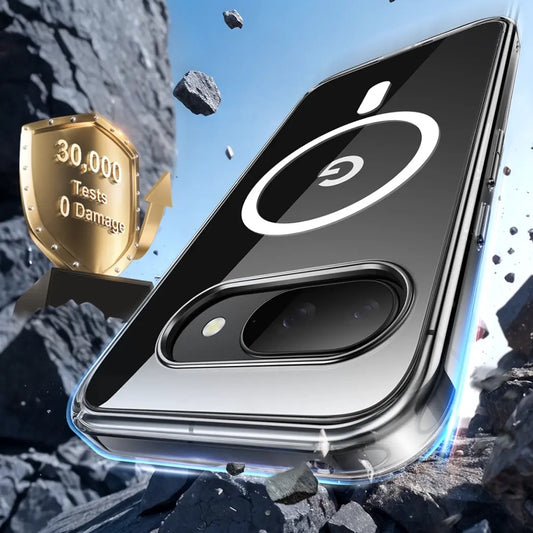 Custodia MagSafe per Google Pixel 9a, Torras, Diamond, Trasparente