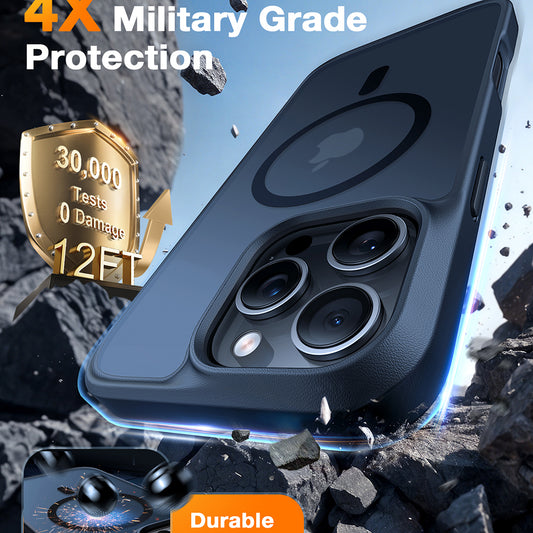 Custodia MagSafe per Google Pixel 9a, Torras, Guardian, Nera