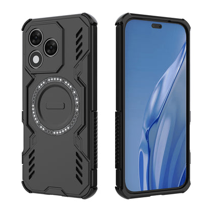 Custodia MagSafe per Honor 400 Lite, Techsuit, ArmorMag, Nera
