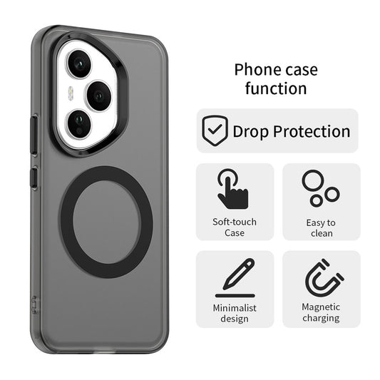 Custodia MagSafe per Honor 400 Pro, Techsuit, CandyCase, Nera