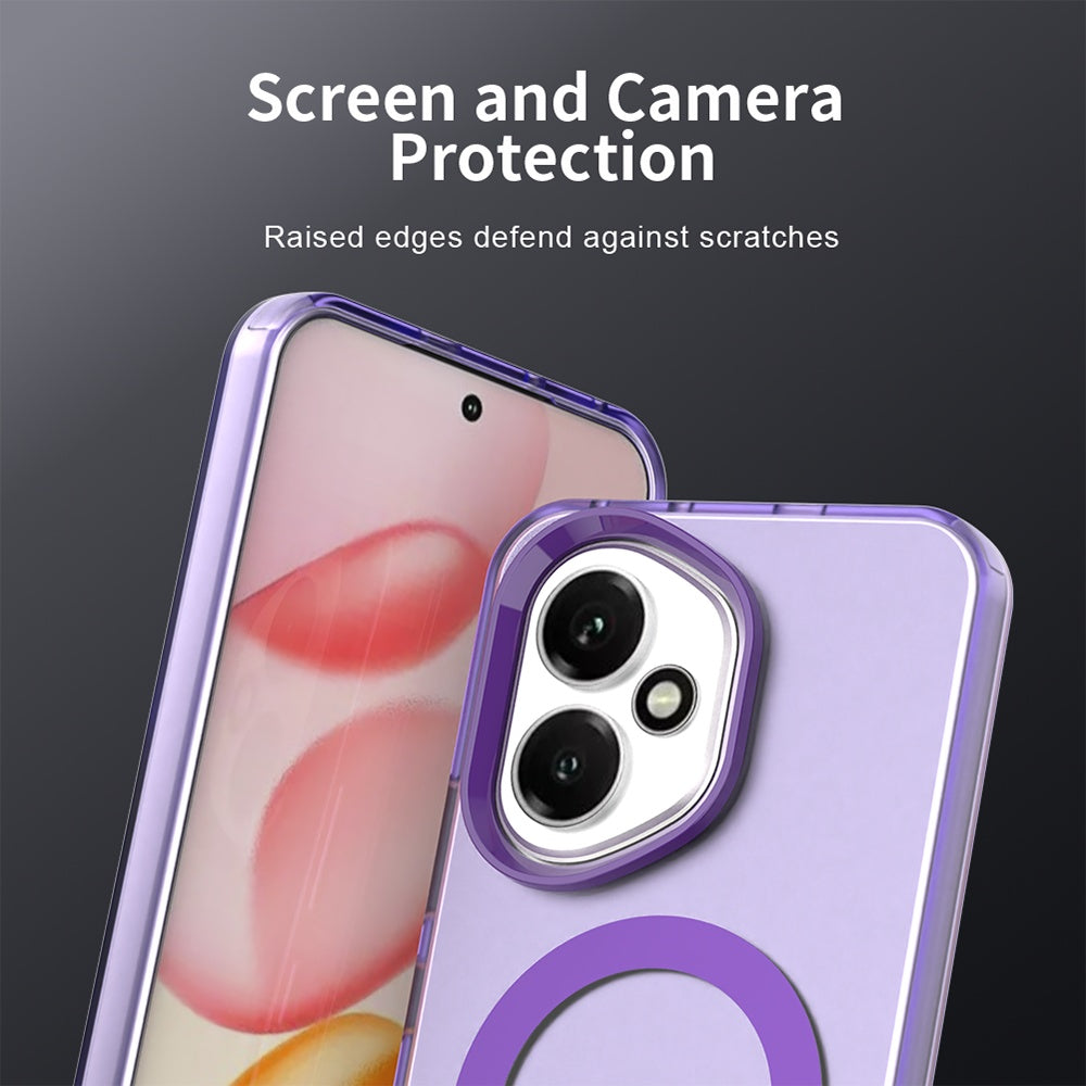 Custodia MagSafe per Honor 400, Techsuit, CandyCase, Viola