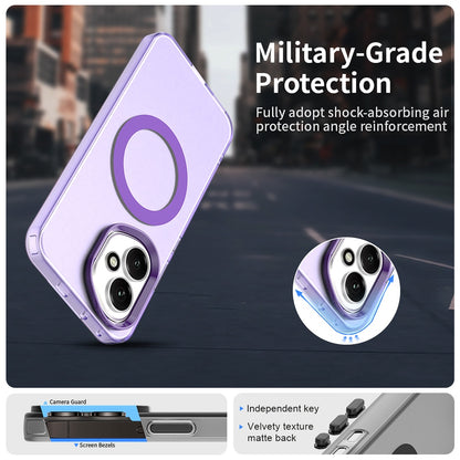 Custodia MagSafe per Honor 400, Techsuit, CandyCase, Viola
