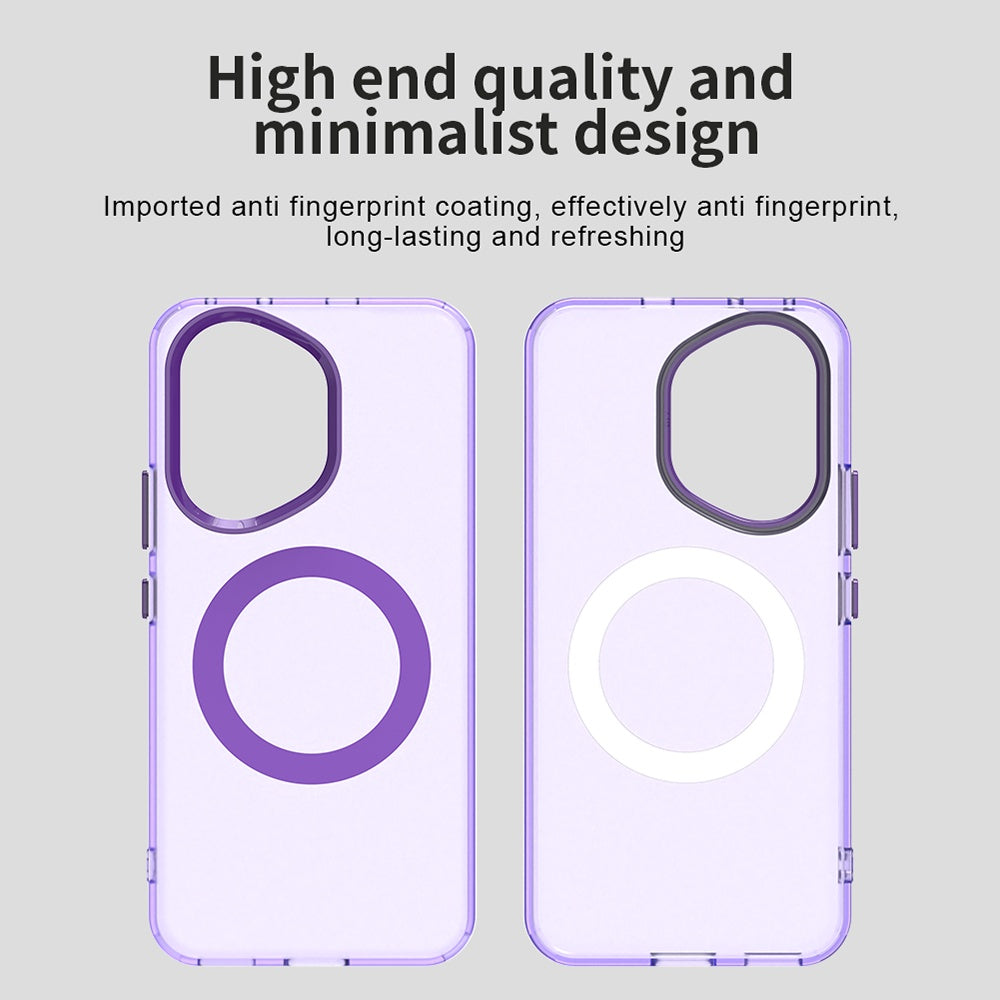 Custodia MagSafe per Honor 400, Techsuit, CandyCase, Viola