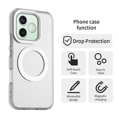 Custodia MagSafe per Honor 600 Lite, Techsuit, CandyCase, Bianca