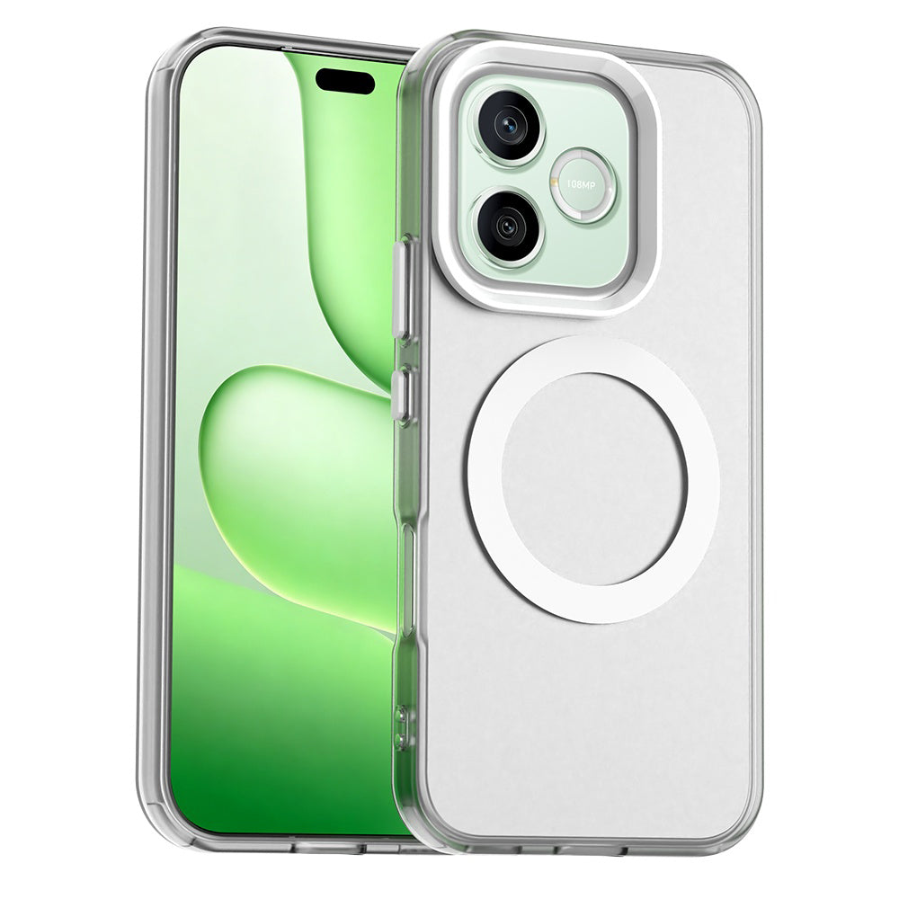 Custodia MagSafe per Honor 600 Lite, Techsuit, CandyCase, Bianca