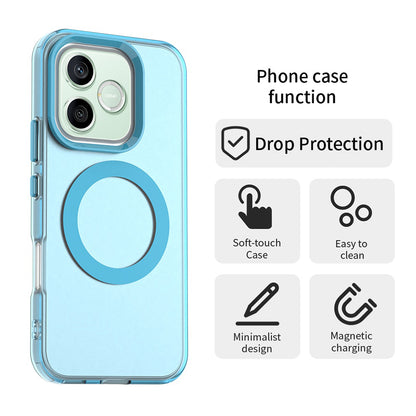 Custodia MagSafe per Honor 600 Lite, Techsuit, CandyCase, Blu