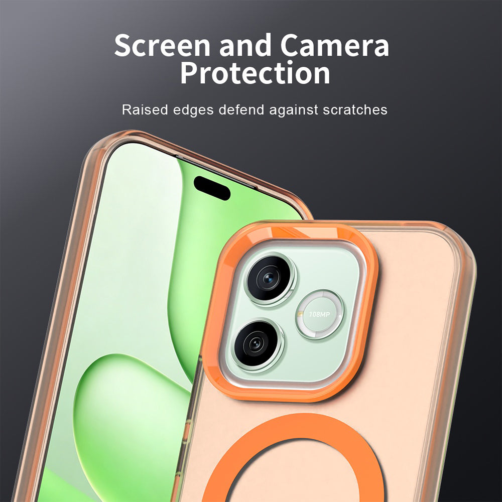 MagSafe Case for Honor 600 Lite, Techsuit, CandyCase, Orange