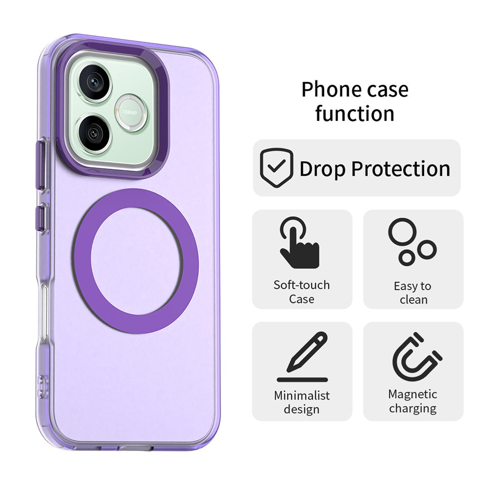 Custodia MagSafe per Honor 600 Pro / 600, Techsuit, CandyCase, Viola
