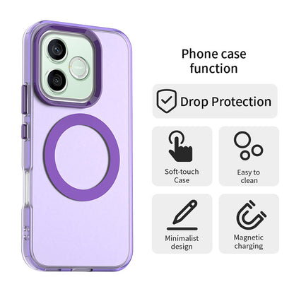 Custodia MagSafe per Honor 600 Pro / 600, Techsuit, CandyCase, Viola