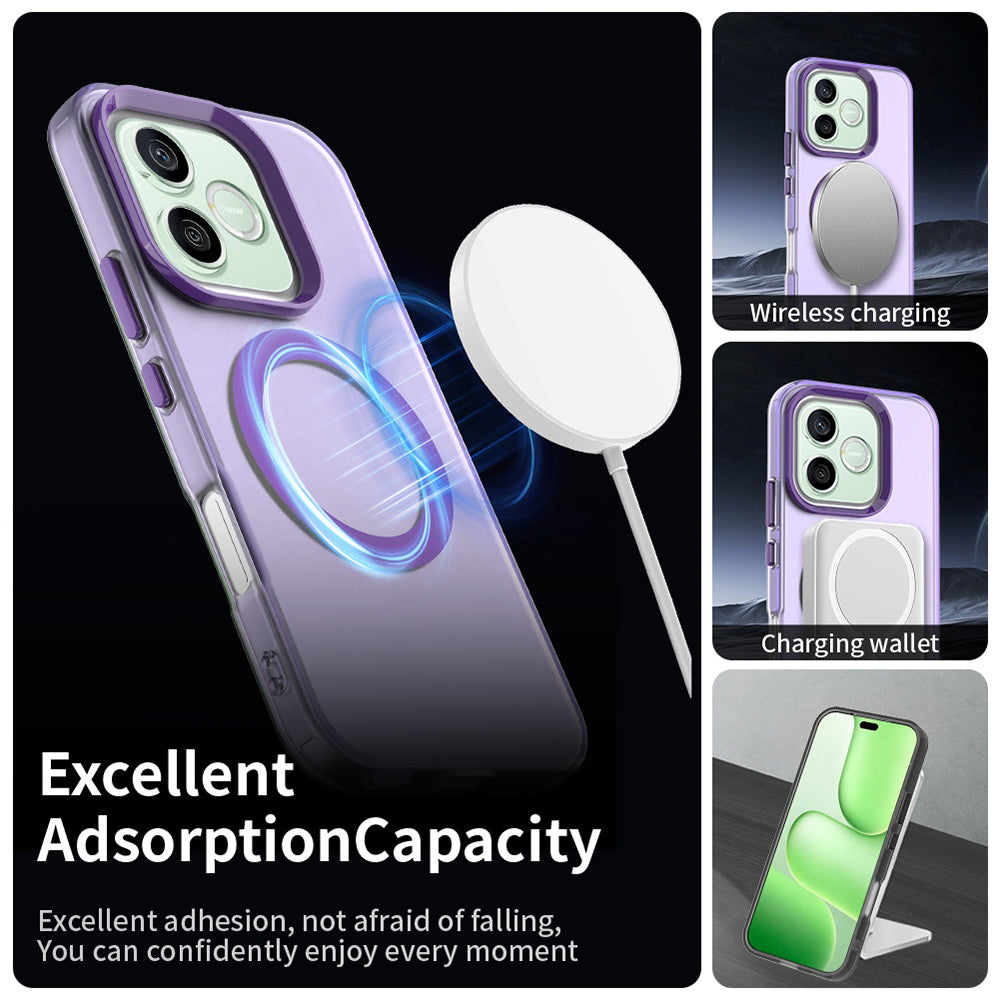 Custodia MagSafe per Honor 600 Pro / 600, Techsuit, CandyCase, Viola