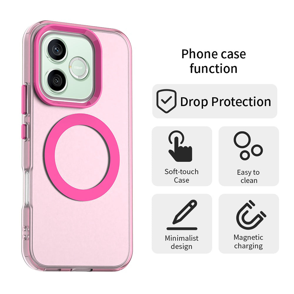 MagSafe Case for Honor 600 Pro / 600, Techsuit, CandyCase, Pink