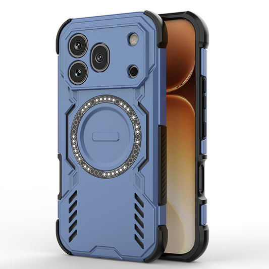 MagSafe Case for Honor 600 Pro, Techsuit, ArmorMag, Blue