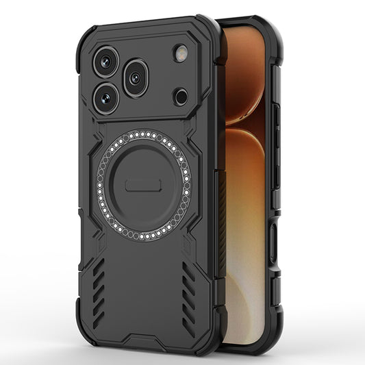 MagSafe Case for Honor 600 Pro, Techsuit, ArmorMag, Black