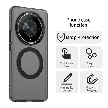 Custodia MagSafe per Honor Magic6 Lite, Techsuit, CandyCase, Nera