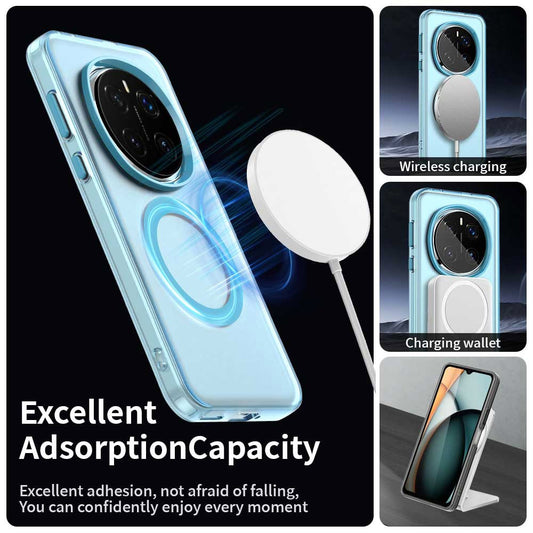 Custodia MagSafe per Honor Magic7 Pro, Techsuit, CandyCase, Blu